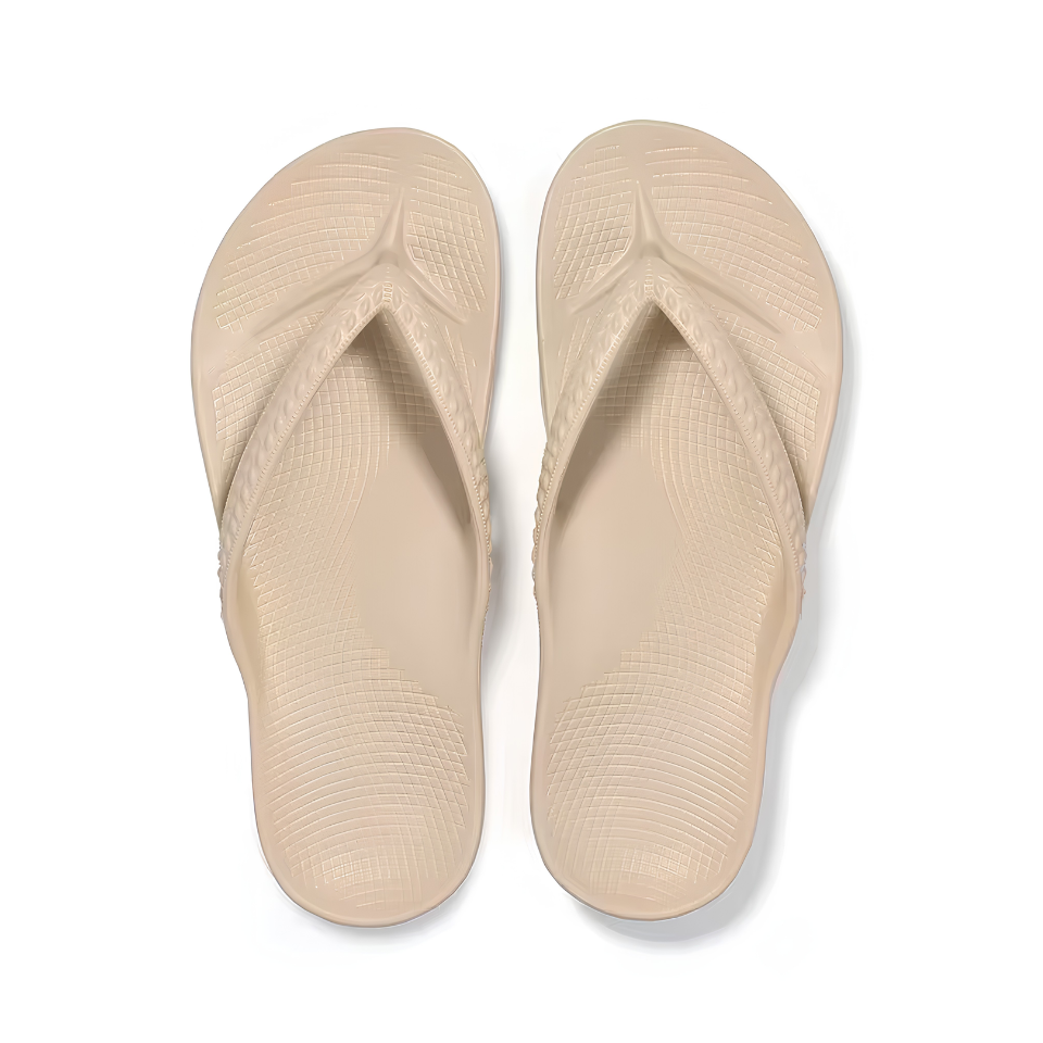 Arch support flip flops