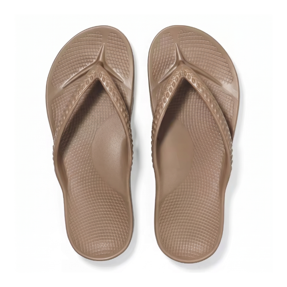 Arch support flip flops