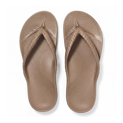 Arch support flip flops