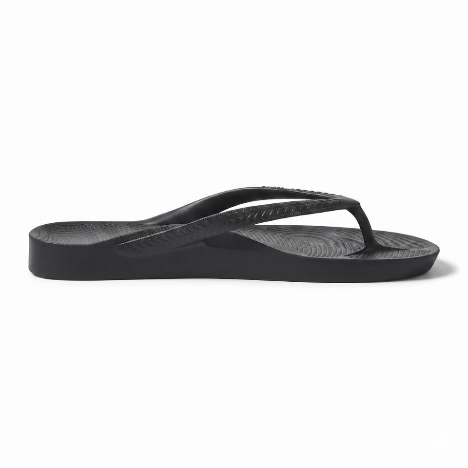 Arch support flip flops