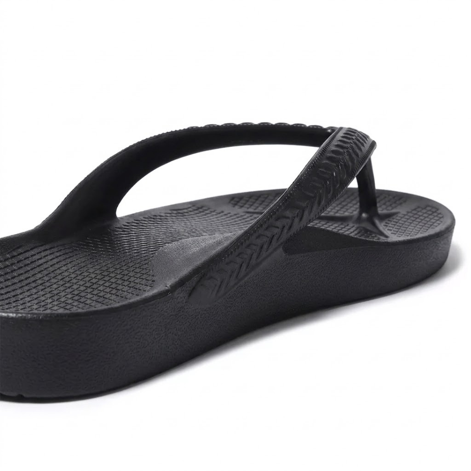 Arch support flip flops