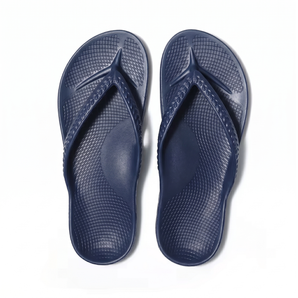Arch support flip flops