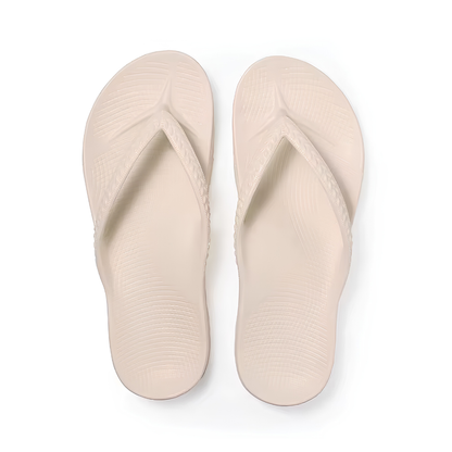Arch support flip flops